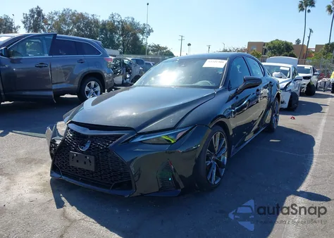 2025 Lexus Is 350 F Sport from USA, damaged, VIN JTHGZ1B21S5087677